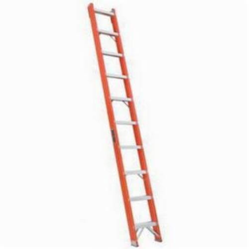 Louisville® FH1010 FH1000 1-Stage Heavy Duty Single Extension Ladder, 10 ft OAL, 300 lb Load, Type IA