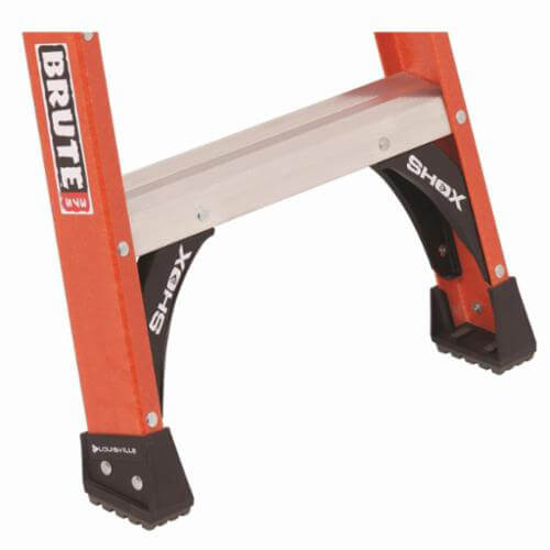 Louisville® FS1404HD FS1400HD Type IAA Non-Conductive Weather Resistant Step Ladder, 4 ft H Ladder, 375 lb Load, 3 Steps, A14.5