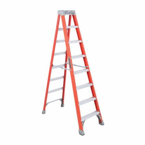 Louisville® FS1508 Standard Step Ladder, 8 ft Ladder, 300 lb Load, IA, 7 Steps