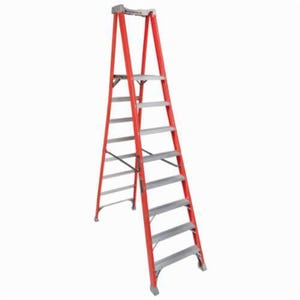 Louisville® FXP1708 FXP1700 Extra Heavy Duty Non-Conductive Professional Platform Stepladder, 8 ft Ladder, 300 lb Load