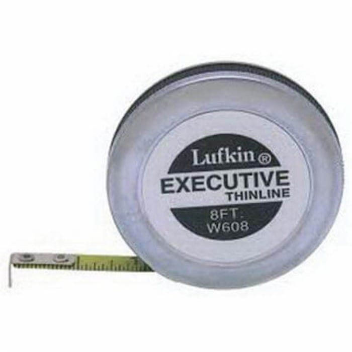 Lufkin® W608 Pocket Tape Measure, Thinline, Series: Executive®