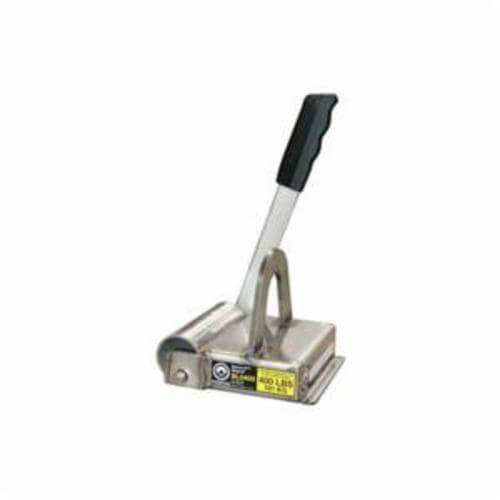 Mag-Mate® BasicLift™ BL0400 Permanent Lifting Magnet, 400 lb Load, 7-1/2 in L x 5-5/8 in W x 5 in H, Full Width Roller Cam Magnet Activation, Ceramic