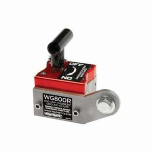 Mag-Mate® WG800R On/Off Rare Earth Magnetic Welding Ground, 5 in L x 3 in W x 4-5/8 in H, Neodymium
