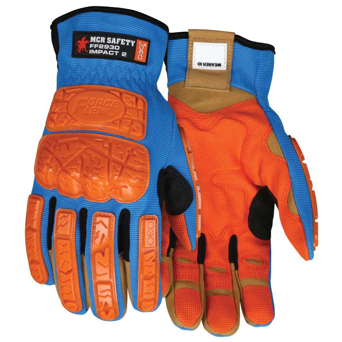 MCR Safety FF2930L Multi-Task Impact-Resistant Gloves, L