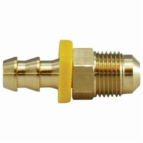 MMM 30271 Flare Adapter, 3/8 x 5/16 in Nominal, POHB x Male Flare End Style, CA360 Brass, Import