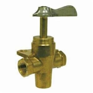 MMM 46244 3-Way Ball Valve, 1/4 in Nominal, FPT End Style