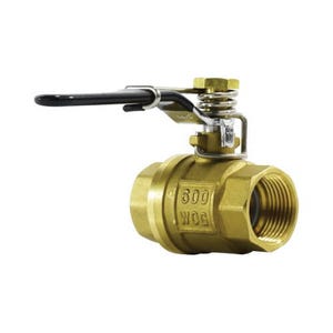 MMM 947104 Ball Valve, 3/4 in, NPT, Brass Body, PTFE Sealing Seat/Packing Ring Soft goods, Import
