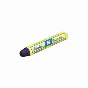 Markal® 080725 B-L Paintstik® Solid Paint Marker, 11/16 in Round Tip, Blue