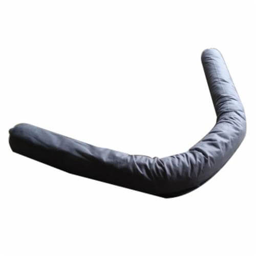 Meltblown CELS348-40 Spunbond Absorbent Sock, 4 ft L, 52.13 gal Absorption, Fluids Absorbed: Universal, Cellulose, White