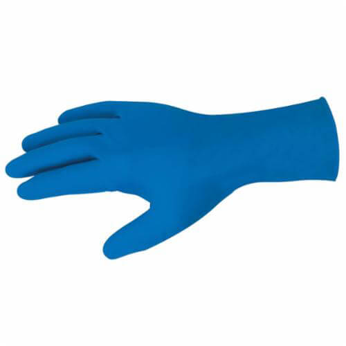 MCR Safety 5049XL MedTech™ 5049 Non-Sterile Disposable Gloves, XL, Latex, Blue, 11.693 in L, Non-Powdered, Textured Grip, 11 mil Thick