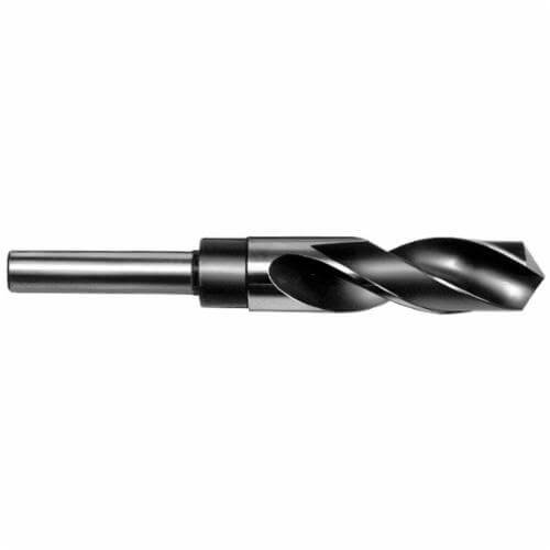 Michigan Drill® 303 1-3/32 303 Single End Silver & Deming Drill, 1-3/32 in Drill - Fraction, 1.0938 in Drill - Decimal Inch, 1/2 in Shank, HSS
