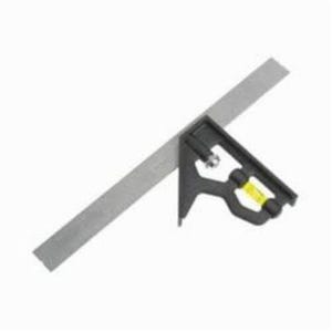 Empire® 220 Combination Square, 12 in L, 1/16 in Graduation, 45/90°, 12 in Tongue, Aluminum