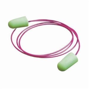 Moldex® 6900 Pura-Fit® Single Use Earplugs, 33 dB Noise Reduction, Tapered Shape, ANSI S3.19-1974, Disposable, Corded Design