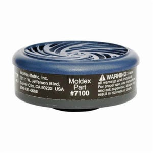 Moldex® 7100 Combination Cartridge, Use with 7000, 9000 Series Respirators and 7100 OV Cartridges, N95 Filter Class