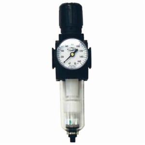 Norgren® by Dixon® B73G-4MG Excelon® Compact Modular Relieving Filter/Regulator with GC230 Gauge and Manual Drain