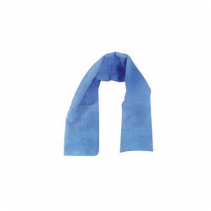 OccuNomix MiraCool® 931-BL Cooling Towel, 29-1/2 in L x 14 in W, Blue, Polyvinyl Alcohol, Tie Closure