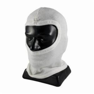 PIP® 202-102 Double Layer Flame Resistant Balaclava, Universal, White, 15-1/2 in L, Nomex®, Full Face Closure