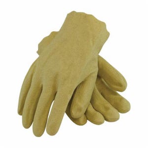 PIP® 59-2515/XL General Purpose Gloves, Coated/Work, Full-Finger Style, XL, Vinyl Palm, Vinyl, Yellow, Textured Vinyl Coating