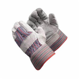 PIP® 84-7532A/S Copper 84-7532A B/C-Grade General Purpose Gloves, Leather Palm, Gunn Cut/Full Finger/Wing Thumb Style, S