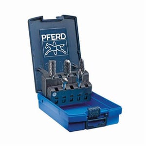 Pferd 26551 High Performance Tough Burr Set, Double Cut Cut, 5 pc