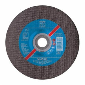 Pferd Special Line SG-PLUS 63174 Depressed Center Wheel, 6 in dia x 0.045 in Thick, 7/8 in Center Hole, 46 Grit, Aluminum Oxide Abrasive