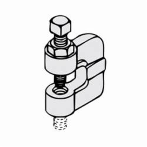 PHD 270 0075PL C-Clamp, 3/4 in Rod, 500 lb Load, Malleable Iron
