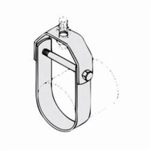 PHD 451 0200EG Standard Clevis Hanger, 2 in Pipe, 3/8 in Rod, 730 lb Load, Carbon Steel, Electro-Galvanized