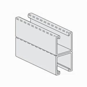 PHD S1012APG Channel, 1-5/8 in W x 3-1/4 in D x 20 ft L x 12 ga Thick