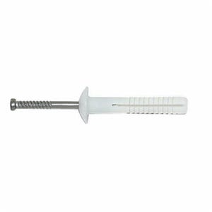 DeWALT® 02804 Nailin® Drive Pin Anchor, 1/4 in dia, 3 in OAL, Zamac Alloy Body Shell, Mushroom Head