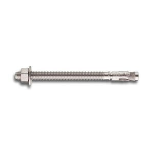 DeWALT® Power-Stud+® SD6 7624SD6 Expansion Wedge Anchor, 1/2 in dia, 5-1/2 in OAL, 3-3/4 in L Thread, 316 SS, Zinc Plated