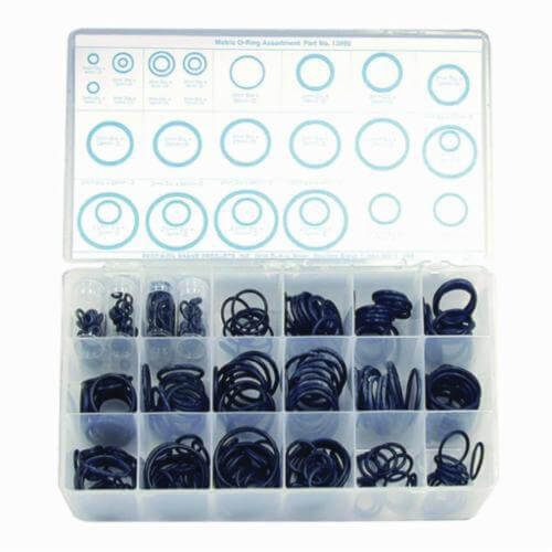 Precision Brand® 13995 O-Ring Assortment, 350 pc, 70 Duro Buna-N Rubber