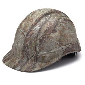 Pyramex® HP44119 Ridgeline® Cap Style Non-Vented Hard Hat, 6-1/2 Fits Mini Hat, 8 Fits Max Hat, ABS, 4-Point Suspension