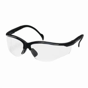 Pyramex® Venture II® SB1810S Safety Eyewear, Anti-Scratch, Clear Lens, Black, Nylon 6.6 Frame, Polycarbonate Lens