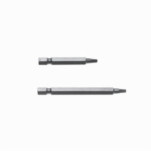 Qualtool 80-2R Ball Groove Screwdriver Bit, #2 Square Recessed Point, 1-15/16 in OAL