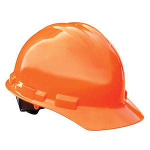 Radians® Granite™ GHR6-ORANGE-HV Cap Style Hard Hat, HDPE, ANSI Electrical Class: E and G