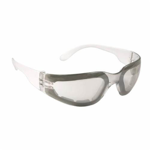 Radians® MRF121ID Mirage™ Foam Safety Eyewear, Anti-Fog/Impact-Resistant, Smoke Lens, Full Framed/Wrap Around Frame, Gray/Smoke, Polycarbonate Frame