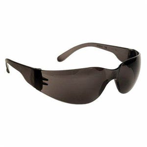 Radians® MRS120ID Mirage™ Safety Eyewear, Hard Coat/Impact-Resistant, Smoke Lens, Smoke, Plastic Frame, Polycarbonate Lens, ANSI Z87.1+