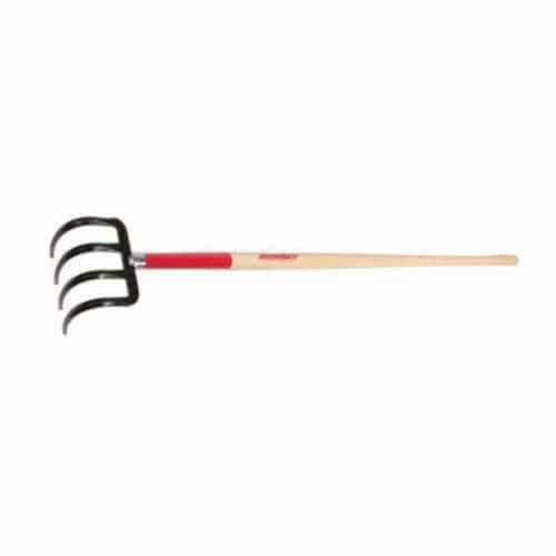 Razor-Back® 75138 Potato/Refuse Hook, 4 Steel Tines, Hardwood Handle