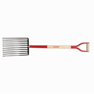 Razor-Back® 76107 Stone/Ballast Fork, 10 Tines, Forged Steel Tine, Hardwood Handle