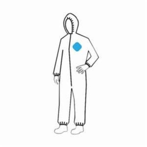 MCR Safety TY127SXL Disposable Garment with Elastic Sleeves, XL, White, DuPont™ Tyvek®, 56 in Chest, 31 in L Inseam