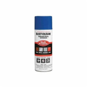 Rust-Oleum® 1626830 1600 System Multi-Purpose Enamel Spray Paint, 12 oz Container, Liquid Form, True Blue, 12 to 15 sq-ft/can Coverage