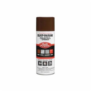 Rust-Oleum® 1674830 1600 System Multi-Purpose Enamel Spray Paint, 12 oz Container, Liquid Form, Leather Brown, 12 to 15 sq-ft/can Coverage
