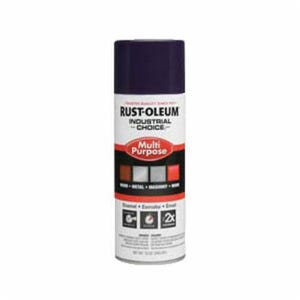 Rust-Oleum® 257399 1600 System Multi-Purpose Enamel Spray Paint, 12 oz Container, Liquid Form, Purple, 12 to 15 sq-ft/can Coverage