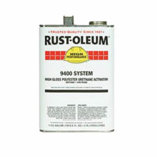 Rust-Oleum® 9401402 9400 System 2-Component Polyester Urethane Activator, 1 gal Container, Liquid Form, 260 to 560 sq-ft/gal Coverage