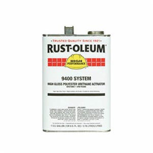 Rust-Oleum® HS9401402 9400 System 2-Component Polyester Urethane Activator, 1 gal Container, Liquid Form, 370 to 790 sq-ft/gal Coverage