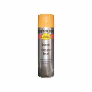 Rust-Oleum® V2147838 V2100 System Enamel Spray Paint, 15 oz Container, Liquid Form, Industrial Yellow, 12 to 20 sq-ft/can Coverage