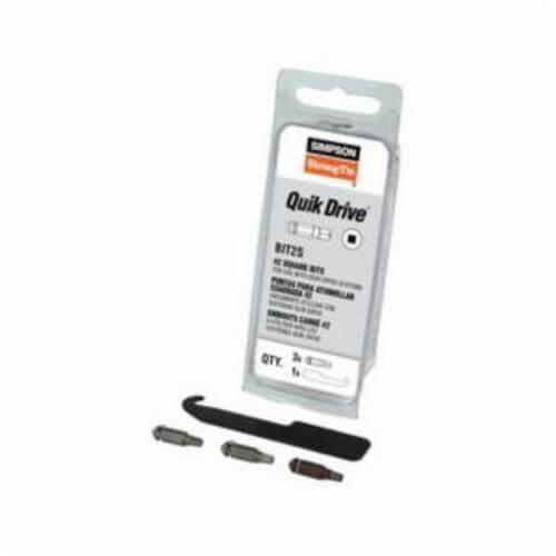 Simpson Strong-Tie® BIT2S-RC10 Quik Drive® Replacement Driver Bit, #2 Square Recessed Point