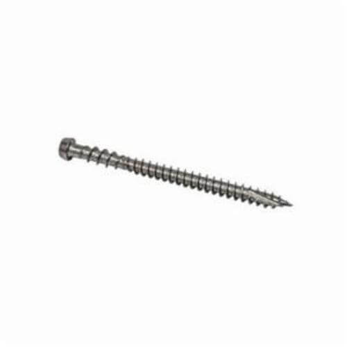 Simpson Strong-Tie® DCU234P316 Deck-Drive™ DCU Composite Deck Screw, Cap Head, #10 Screw, 2-3/4 in OAL, 316 SS, 6-Lobe Drive