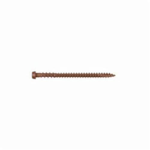 Simpson Strong-Tie® DCU234SBR01 Deck-Drive™ DCU Composite Collated Deck Screw, Cap Head, #10 Screw, 2-3/4 in OAL, 6-Lobe Drive