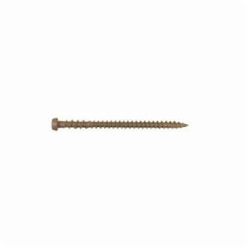 Simpson Strong-Tie® DCU234STN Deck-Drive™ DCU Composite Collated Deck Screw, Cap Head, #10 Screw, 2-3/4 in OAL, 6-Lobe Drive